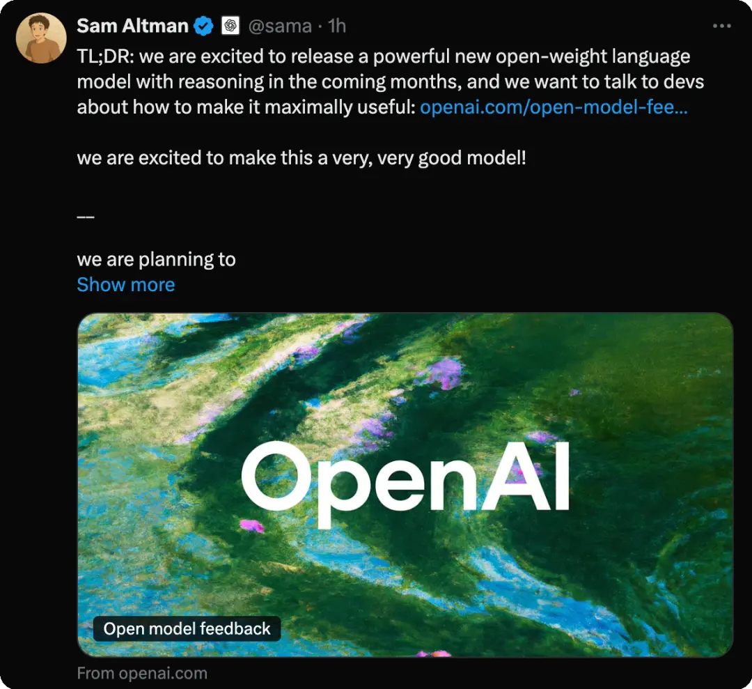 OpenAI官宣重磅开源！“开放权重模型”是什么？
