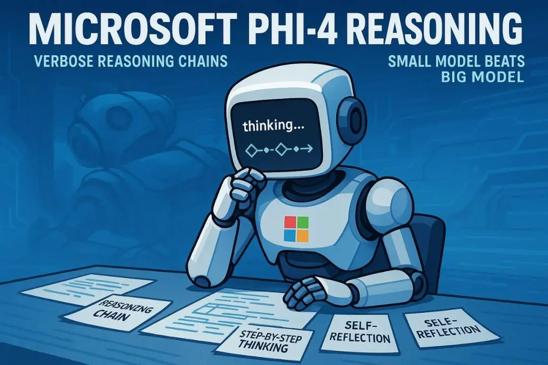 微软开源Phi-4推理模型：啰嗦AI，反卷出圈