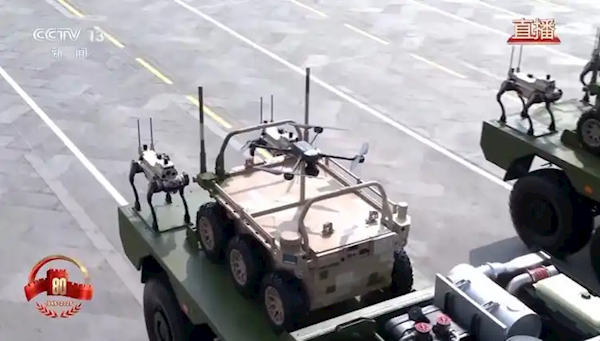 “未来战士”来了！中国“机器狼”登场：无人化作战时代到来